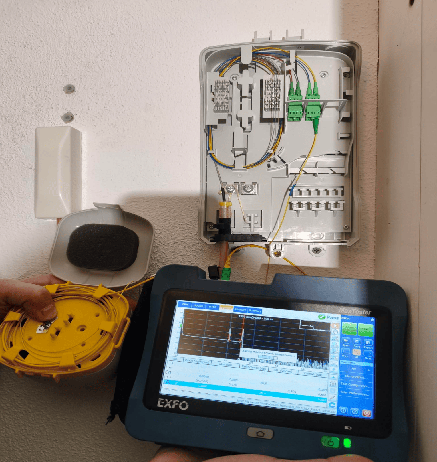 Kabeleinblasung und Glasfaserarbeiten im Projekt 2024